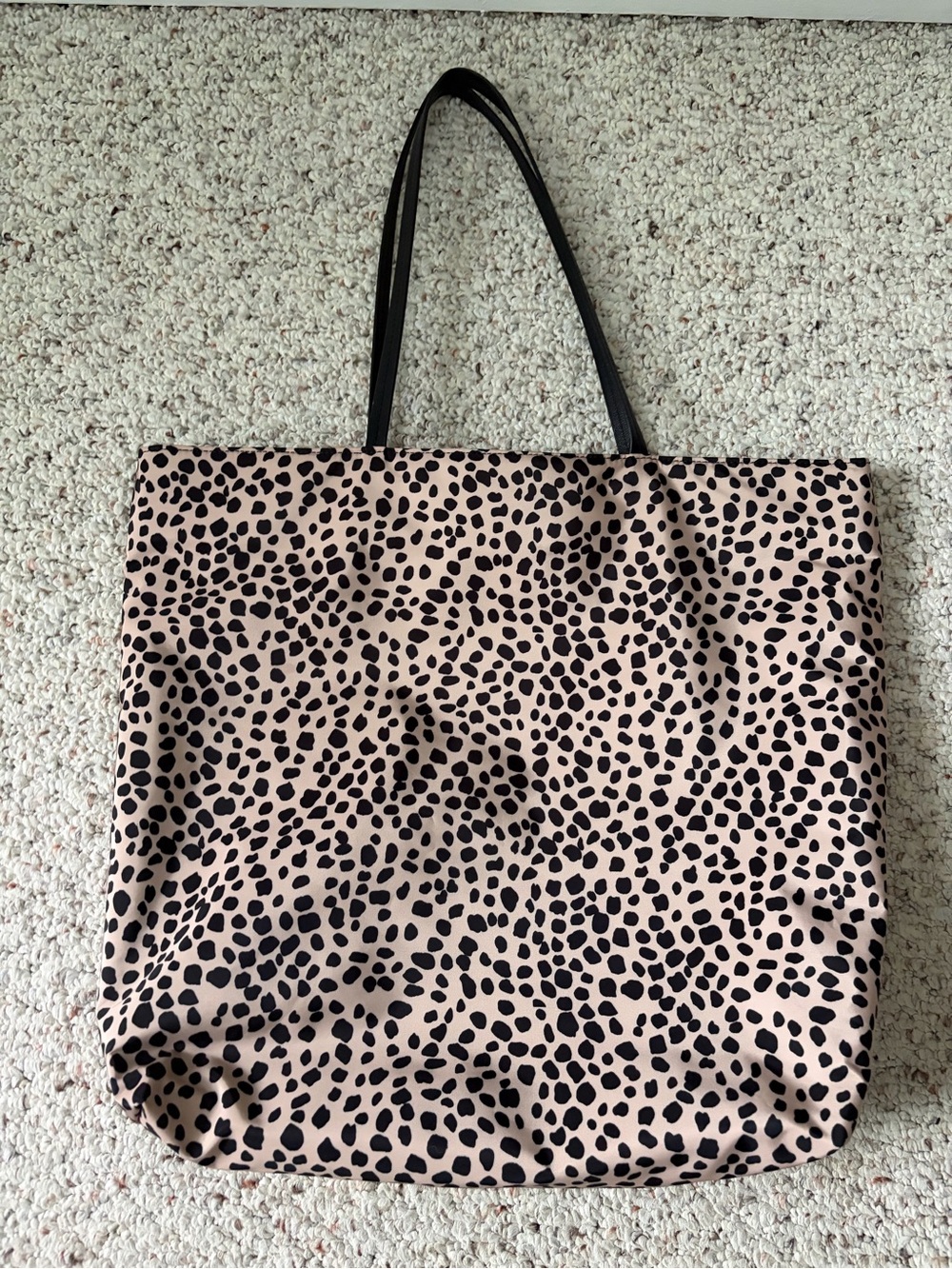 Loft Nylon Leopard Print Tote